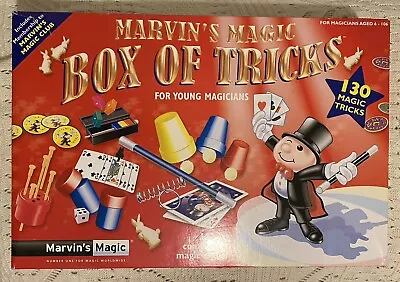 Marvin's Magic Box Of Tricks For Young Magicians Children Magic Set - 130 Tricks • £10