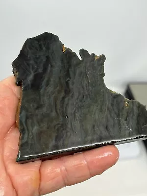 Velvet Aka Peacock Obsidian Slab Lapidary Cabbing Carving Chakra Reiki Mexico • $19