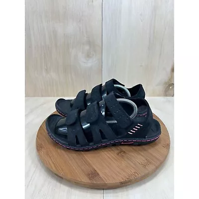 Nike ACG Rayong Black Pink Hook & Loop Gladiator Sandals Womens 10 • $20