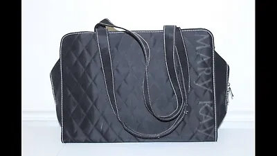 Mary Kay Consultant Bag Makeup Large Quilted Black Shoulder Organizer Tote  • $35