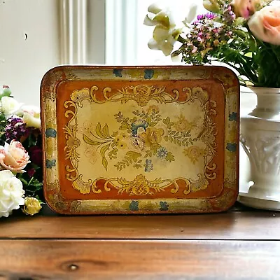 Vintage Occupied Japan Tray Alcohol Proof Paper Mache Tray 1940s. Made In Japan • $28