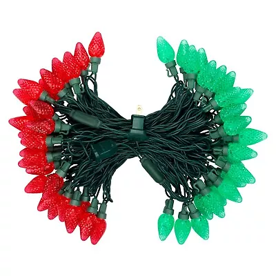 DEWENWILS C7 Christmas Lights Outdoor 25 Count Red 25 Count Green Bulb • $26.99