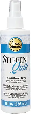 Aleene's 15581 Stiffen-quick Fabric Stiffening Spray 8oztransparent 236 Ml • £13.69