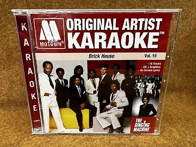 MOTOWN Original Artist KARAOKE CD Brick House Volume 15 ~ Singing Machine • $45.44