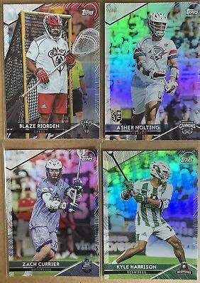 2022 Topps Premier Lacrosse League PLL Rainbow Foil Cards  *You Pick From List* • $3.37