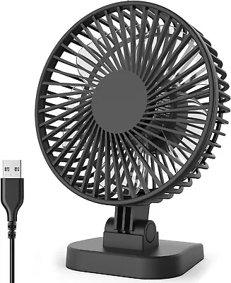 Small Personal Quiet Desktop Fan Adjustable Tilt Angle Portable Cooling Mini Fan • $9.99