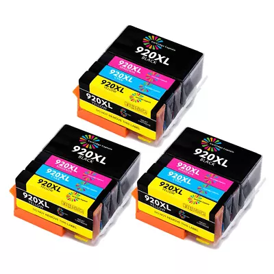 12 Ink Compatible With HP 920XL Officejet 6000 6500 6500A 7000 7500A • £20.99