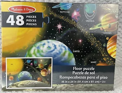Melissa And Doug Solar System 48 Piece Floor Puzzle 3 Feet By 2 Feet New In Box • $24.98