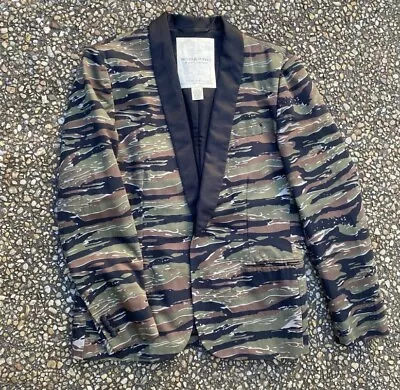 Mens Ralph Lauren Denim & Supply Camo Camouflage Tuxedo Jacket Large • $165