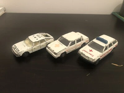 £5 • Buy Vintage Corgi Cars Bundle Ambulance Police
