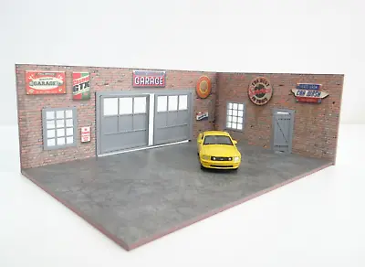 £16.19 • Buy Scale 1:60 - 1:64 Brick Garage Parts And Service Diorama Kit Model Car Display