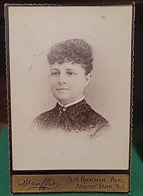 Vintage Cabinet Card Of Woman By Ss VOSE AND Son Waterville ME BRANCH STUDIO • $6