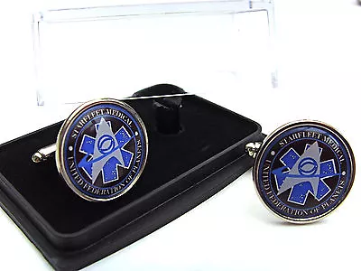 £10.99 • Buy Star Trek Starfleet Medical Medic Badge Mens Cufflinks Gift