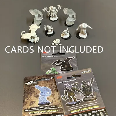 9x Half-Orc Barbarian Rogue Warter Elemental Dragon DND Nolzur's Marvelous Minis • £10.84