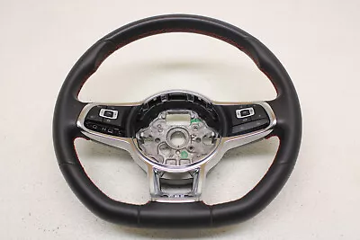 MK7 VW Jetta GLI Black Leather Steering Wheel Manual Trans Genuine Oem 2019-2023 • $174.99