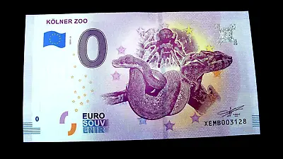 £5.12 • Buy Cologne Zoo Coln 0 Euro Souvenir Banknote Money Note Bird Spider Note Spyder!