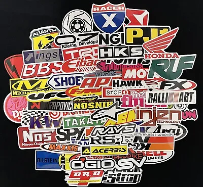 $9.99 • Buy 100PCS JDM Moto Stickers Pack Motorcycle Racing Bumper Car Cool Decals