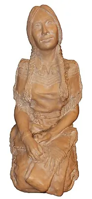 Native American Indian Woman #424 Universal Statuary 1985 12  Figurine Vintage  • $65