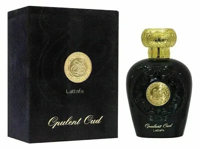 £13.99 • Buy Opulent Oud Black By Lattafa Woody Floral Halal EDP Perfume Spray 100ml