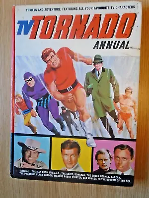 TV TORNADO Annual 1967 Hardback Green Lantern Man From UNCLE Saint Flash Gordon • £4