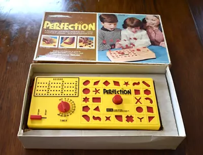 Perfection Board Game Vintage 1973 Near Complete Family Fun • $20