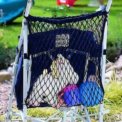 £8.99 • Buy Stroller/Buggy Shopping Bag Storage Net BLACK. Fits Maclaren, Quinny Buzz Zapp