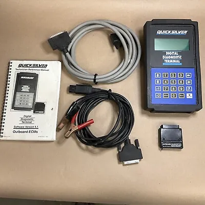 Quicksilver Digital Diagnostic Terminal Scan Tool DDT W Cables Manual V4.1 • $1800