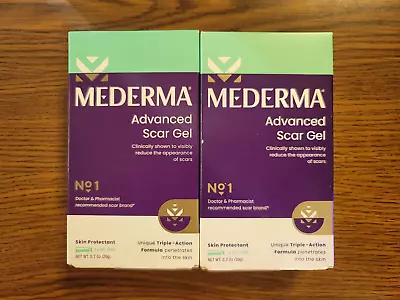 (2) Mederma Advanced Scar Gel - 0.70oz - X2 - Exp: 8/24+ • $22