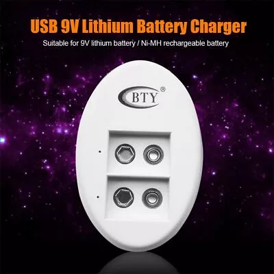 £8.43 • Buy USB Charger 9V Battery Charger  Rechargeable Batteries Charger Battery-Charger