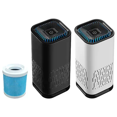 Mini Air Purifier With HEPA Filter Air Ionizer Purify Air Home Living Room • £6.61
