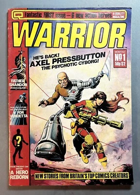 $270 • Buy 1982 WARRIOR MAGAZINE 1 (VG 4.0) 1st V For VENDETTA, MARVELMAN (FREE SHIPPING) *