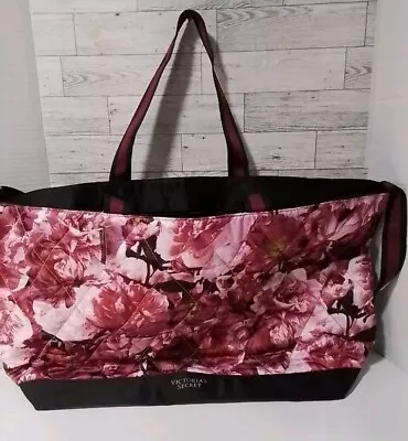 Victoria's Secret Weekender Pink Floral Tote Bag 2022 NWT • $20