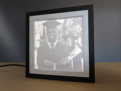 Lithophane Custom Picture / Frame - With Or Without LED Backlight - Unique • £6.99