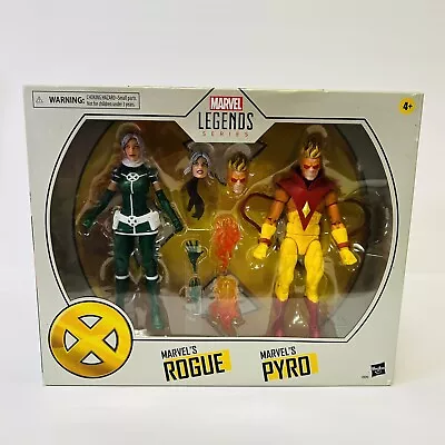 Marvel Legends Rogue & Pyro X-Men 6-Inch Action Figure 2-Pack Hasbro • $41.79