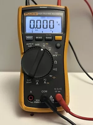 Fluke 117 True RMS Digital Multimeter W/Leads - TESTED - • $150