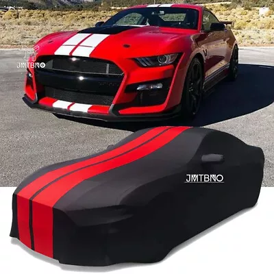 For Ford Mustang Shelby GT500 Satin Stretch Indoor Car Cover Scratch Dust Proof • $164.25