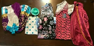 Lot 6 Halloween Dress Up Costume Monster High Anna Cape Tea Cup Bow Size Medium • $16