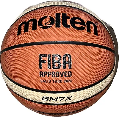 Molten FIBA APPROVED VALID THRU 2023 GM7X COMPETITION COMPOSITE LEATHER 7 • $60