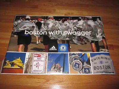 115th Running Of Boston Marathon 26.2 Miles 2011 Poster HEARTBREAK HILL • $20