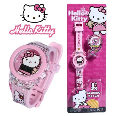 Hello Kitty Kids Child Electronic Toy LED Digital Display Light Time Wrist Watch • $17.95