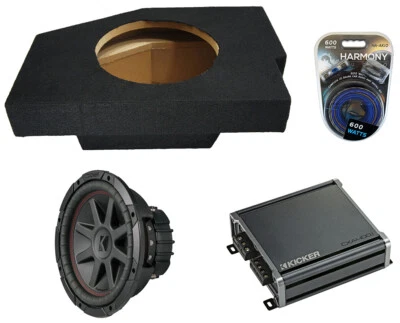 $320.95 • Buy Kicker Dodge Ram Quad 02-12 43CVR102 10  400W Sub, 46CXA4001 800W Amp & Sub Box