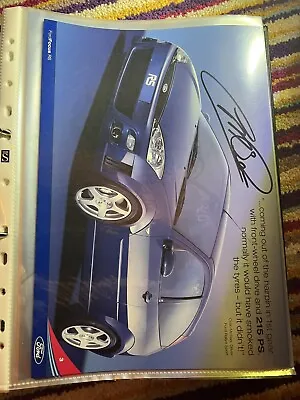 Colin McRae Signed Ford Focus RS Brouchure Slide 2002 Signed By Colin. • £5000