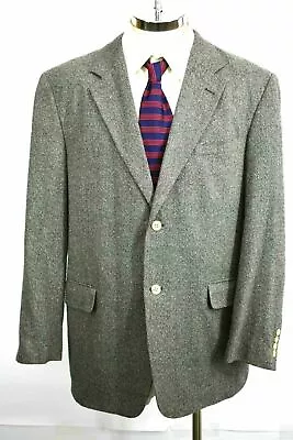 J. Madison Mens Size 44R Regular Gray Heathered Professional Work Sports Coat • $13