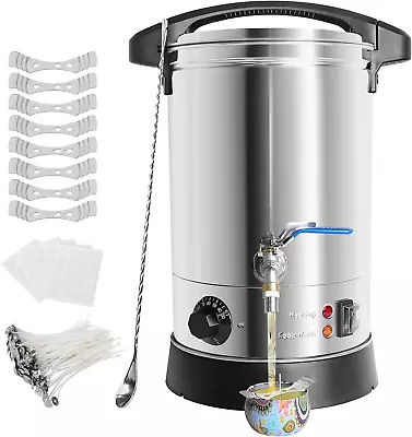 Wax Melter For Candle Making Wax Melting Pot Temperature Control 12 Lbs Large • £105.71