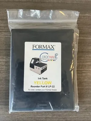 Astrojet Formax ColormaxLP LP-22 Memjet Color Label Printer Yellow Ink Tank New • $147