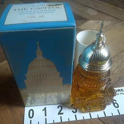 VTG 70's Avon The Capitol Collectable Empty Decanter Bottle  • $11.56