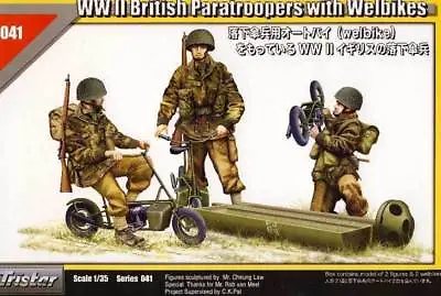 Tristar TRS35041 1/35 WWII British Paratroopers With Welbikes • $17.99