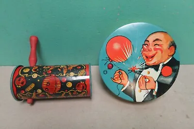 Vintage Noise Makers Kirchhoff T Conn US Metal Toy Happy New Year Party Lot Of 2 • $15