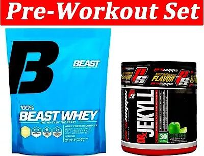 Beast Whey Protein 2 Lbs Vanilla Flavor + ProSupps Dr. Jekyll Pre-Workout 30 Sev • $44.99