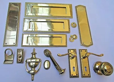 £18.99 • Buy GEORGIAN/ROPE EDGE  -Door Furniture Main Front Entrance Traditional Accessories